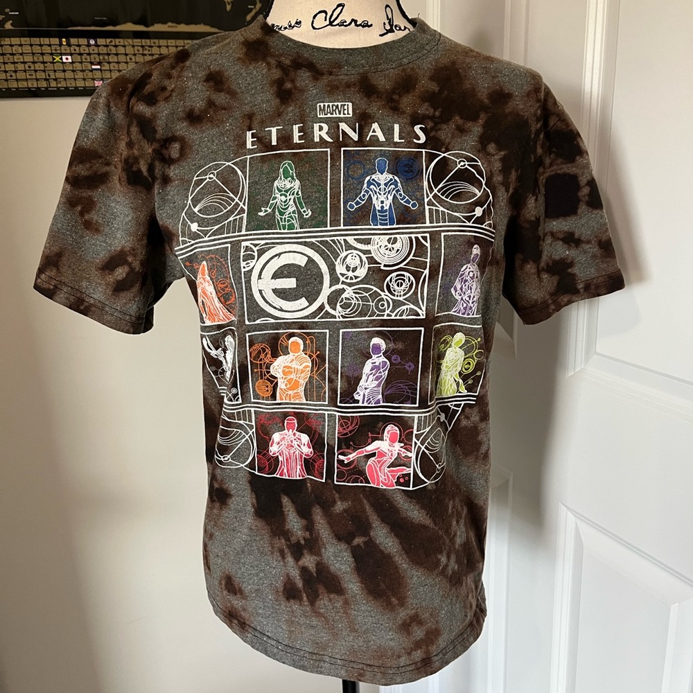 Marvel Eternals Reverse Tie Dye T-Shirt New M